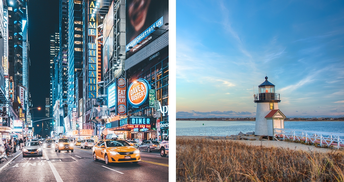 New York and Cape Cod multi-destination